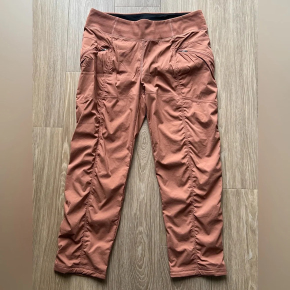 Prana Pants - Womens Prana Koenig X-Large Short Orange Pull-on Pants